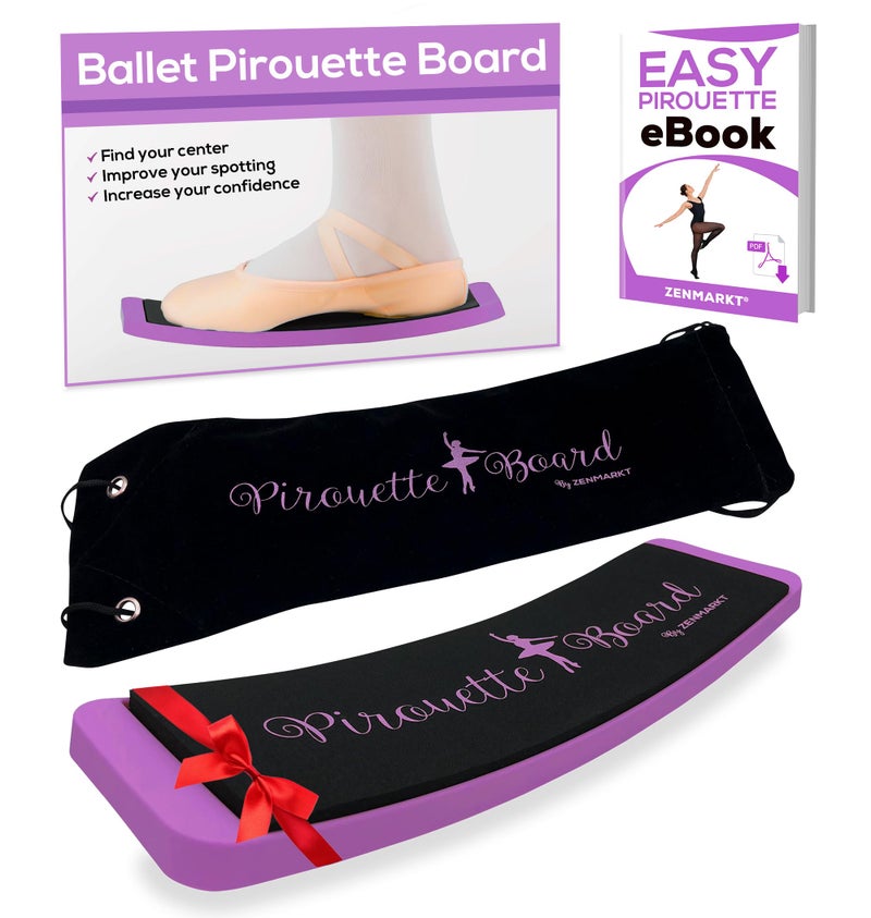 Zenmarkt Ballet Spin Turn Board for Dance - Pirouette Board for Figure Skating - Training Equipment for Dancers - Make Your Turns, Pirouette and Balance Better - Training Practicing Tool Releve Platform - Image 1